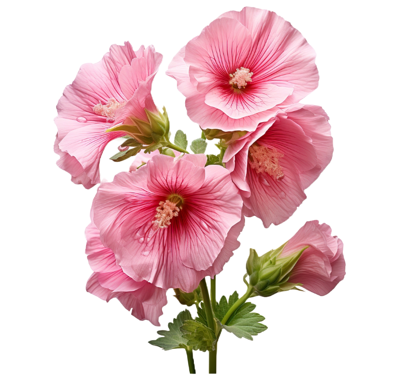 Different types of Hollyhocks-3